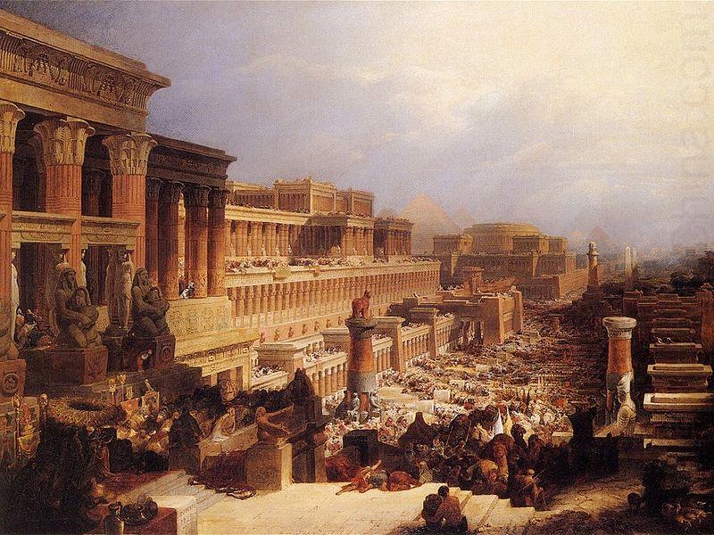 The Israelites Leaving Egypt, David Roberts